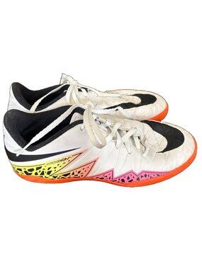 Nike Jr Hypervenom Phelon II IC Indoor Soccer Shoes Youth Size 5.5 Y White-READ